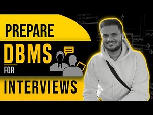 How To Prepare DBMS and SQL For Tech Interviews | Most Important Topics | SQL Problem Solving