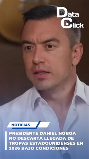 El presidente Daniel Noboa afirmó que Ecuador podría recibir tropas militares de Estados Unidos como parte de la lucha contra el crimen organizado. 📍 Aclaró que no sería una invasión, sino una colaboración bajo el liderazgo de las Fuerzas Armadas ecuatorianas, y que esta cooperación podría concretarse incluso en 2026. El mandatario destacó que existen acuerdos bilaterales que permiten presencia temporal de tropas extranjeras, pese a que en el referéndum de 2025 no se aprobó instalar bases milit