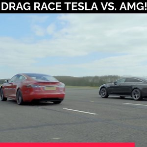 268K views · 1K reactions | Drag race! Tesla Model S P100D against at Mercedes-AMG GT 63S 4-door! | Lovecars | Facebook