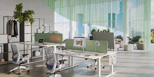 Table et bureau réglables en hauteur Migration SE | Steelcase