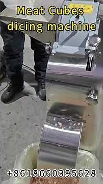 Meat Cubes dicing machine | commercial meat cutting machine | meat slice cutting machine #machine