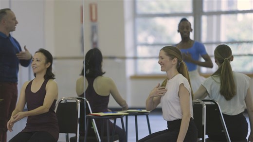 PNB Legends 🤩 Former PNB Principal dancers Carla Körbes and Kaori Nakamura have been in the PNB studios, helping dancers prepare for The Sleeping Beauty. As ballerinas who have performed this classic ballet many times, they have a wealth of knowledge to share with the next generation. These two are just part of the dream team behind our new production of The Sleeping Beauty. We also have dance historian Doug Fullington working with PNB Artistic Director Peter Boal to use Petipa's original notes