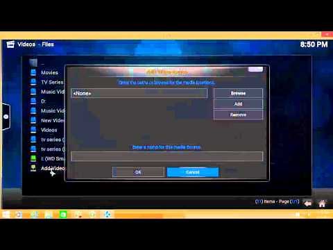 Kodi How To Setup A Movie Folder to Get Online Content