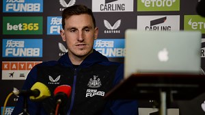 32K views · 1.3K reactions |  Chris Wood's first press conference as a Newcastle United player. ⚫️⚪️ | Newcastle United | Facebook