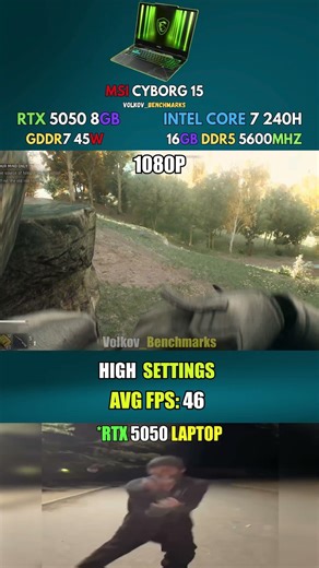RTX 5050 Laptop 8GB - Desktop power in a budget laptop? #pcgaming #gaming