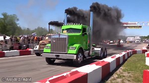 25K views · 1K reactions | Mean Green Kenworth Big Rig Racing Machine  | BUILT Diesel MAFIA | Facebook