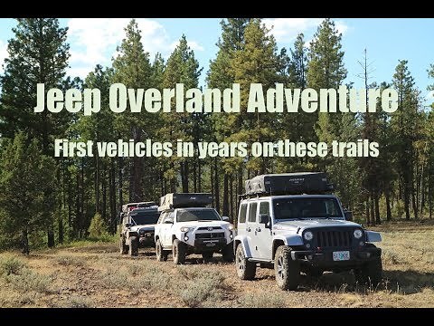 Jeep Overland Car Camping Adventure - Clearing Trail, Epic Campsite, First Vehicles!