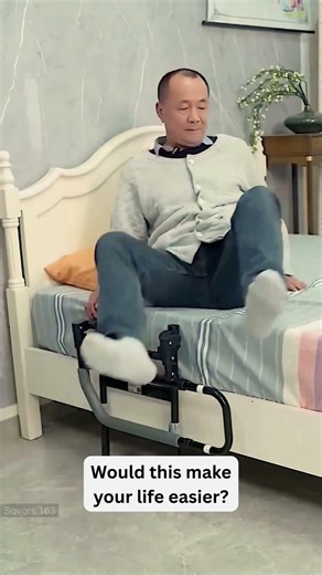 🔥Adjustable Bed Assist Rail for Elderly 🛏️ | Safe & Non-Slip Bed Support Handle #3600@sovorsgadget