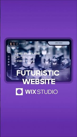 Futuristic Website | Wix Studio #wixstudio