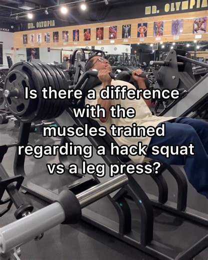 Where you place your feet on the platform will determine what muscles of the lower body get focused. If it’s quads you’re going for, you place your feet at the bottom of the platform, hit solid depth for both the hack squat, and leg press…the same muscles are being heavily engaged. If you want to do both movements for enjoyment purposes while still making progress, and not getting burnt out…you can do 1 set on a hack squat, and 1 set on a leg press. Works out. You want to stick with just a hack 