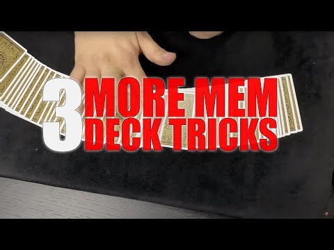 3 More Mem Deck Tricks You Haven't Seen Before | Magic Stuff With Craig Petty