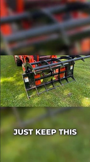 Why I Won't Farm Without This Grapple #kubotab2601 #kubota #tractor