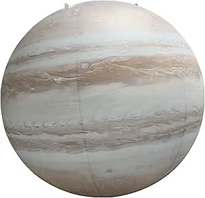 Sayok 0.25mmPVC 40'' Large Inflatable Planets Solar System Inflatable Jupiter Planet Balloons for Educational Institution/Planetarium Decoration