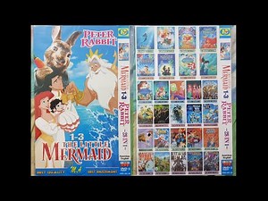 The Little Mermaid 1-3 Peter Rabbit DVD Menu 2019