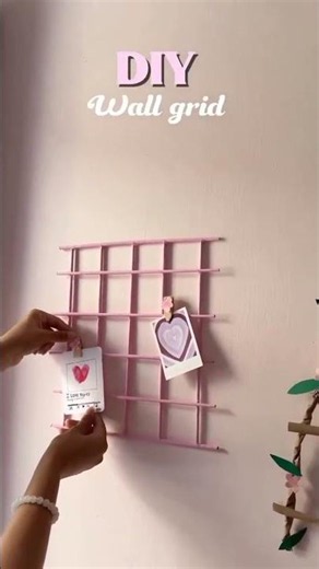 diy decoration 3 ✴️ | paper wall grid ✨ | #paper #diy