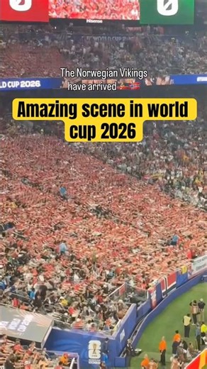 NORWAY FANS SHOCK THE STADIUM! Epic Viking Row Takes Over the World Cup Atmosphere 🇳🇴🔥