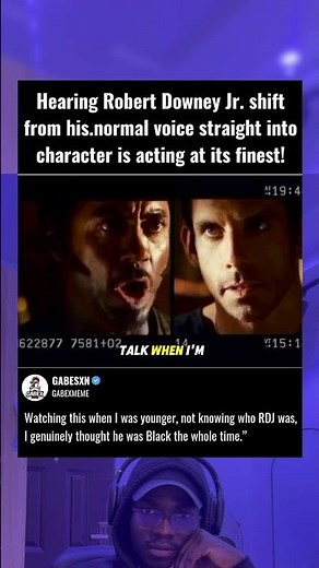 Robert Downey Jr. Acting at its finest!