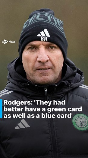 Rodgers: 'They better have a green card as well as a blue card'. 'Blue card' trials delayed as FIFA says talk of introduction 'premature'. #brendanrodgers #BlueCard #football #scottishfootball #FIFA #news #stvnews #stvsport | STV News