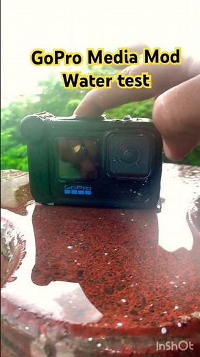 Testing the GoPro Media Mod in and around water to see how it holds up #GoPro #MediaMod #watertest