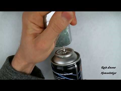 How to Refill a Butane Lighter