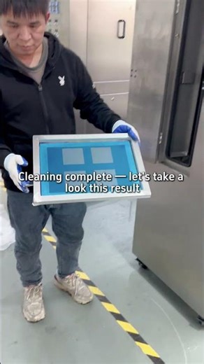 Cleaning Black Ink Made Easy | DEZSmart Customer Case#SMT #StencilCleaningmachine #InkCleaner