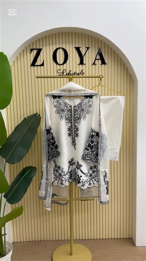 68K views · 314 reactions | Agha Noor inspired stitched 3 piece Farshi salwar set Price : 2600 Tk Material: Net kota Cotton kamiz with embroidery work on full body front and back. Full body inner attached. Farshi Pant Cotton. Net kota embroidered dupatta. Size: kamiz chest 38/40/42/44. length 32 inches. sleeves length 21 inches. Farshi Pant free size waist with elastic, pant length 39 inches. | ZOYA Lifestyle | Facebook