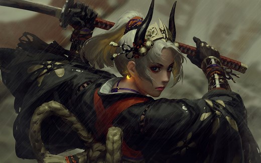 【画师驿站】非科班自学绘画9年，与wlop画风相似？更胜一筹？新加坡新锐人气画师—GUWEIZ