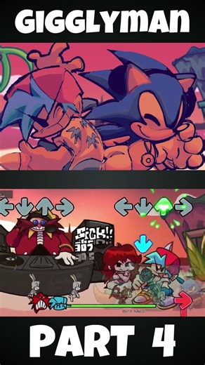FNF - VS Sonic [PART 4|Gigglyman] [MOD SONIC JAM] (FNF MOD) #shorts
