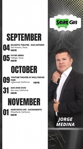 Jorge Medina Tour 2026