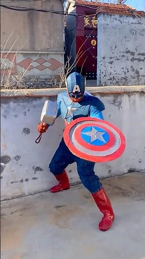 make Captain America armor from recycled materials #cosplaydiy #cosplay #avengers #captainmarvel