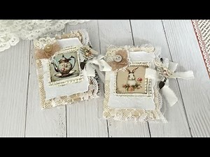 Mini Pocket Size Junk Journal | One Sheet Paper | Beginner TUTORIAL | ETSY DIY KIT UPDATE