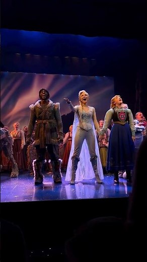Frozen musical west end finale show let it go (finale) last #frozenmusical #disney #musical #frozen
