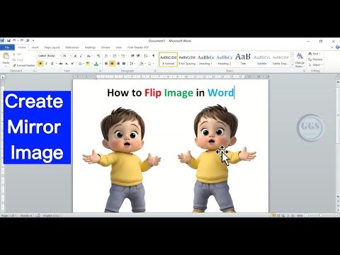 How To Flip Image or Picture In Microsoft Word