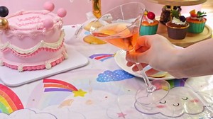 Unittype 3 Pcs Rainbow Table Cloths for Parties Rainbow Tablecloth Waterproof Table Cover Clouds Birthday Tablecloth for Baby Shower Wedding Party Decorations, 108 x 54 Inch(White)