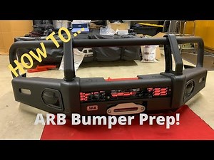 ARB bumper prep for 5th gen 4Runner