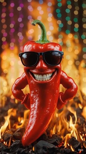 🌶️ Funny Dancing Chilli Tamil Song | 4K Cinematic Chilli Dance | Comedy Tamil Shorts🤣😂