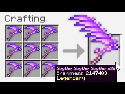 Minecraft UHC but you can craft a "Netherite Scythe"..