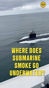 105K views · 455 reactions | Where does submarine smoke go underwater? #education #explore #knowledge #explorepage #research #submarine #naval #ocean | Amazing Facts | Facebook