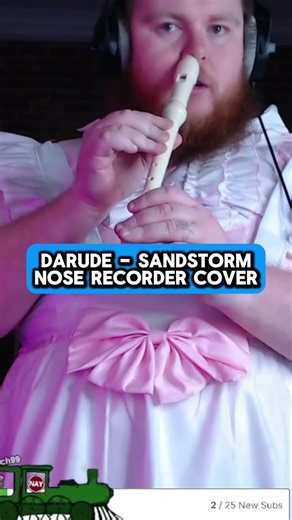 darude - sandstorm | nose recorder cover #cover #darude #funnystreammoments