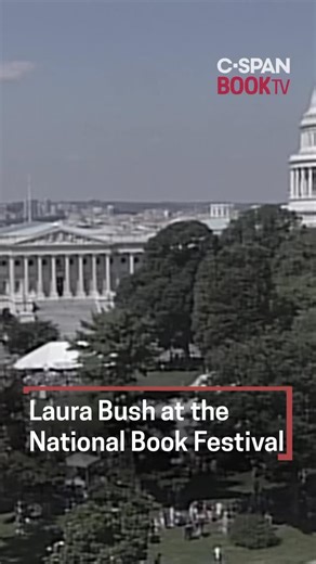 22 reactions | In 2001, First Lady Laura Bush founded the #NatBookFestival. Here is a #BookTV interview with her on the day of the first-ever festival. We return LIVE this Saturday with @librarycongress, taking your phone calls & interviewing your favorite authors on @cspan 2… | BookTV | Facebook