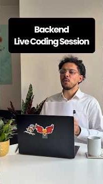 Live coding a backend with FastAPI🤯 #coding