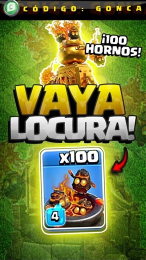 🚨 100 HORNOS GRATIS para hacer PLENOS en 35 SEGUNDOS | Clash of Clans
