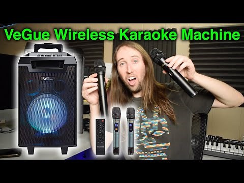 Wireless Karaoke Machine Review VeGue