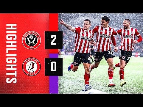 Sheffield United 2-0 Bristol City | EFL Championship highlights | Sharp and Brewster goals seal win!