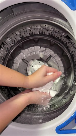 Playing with Tide Mountain Spring Detergent