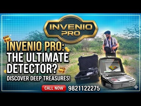 Invenio Pro: Dharti Ke Niche Chupa Khazana Ab Saaf Dikhega! 3D Imaging Detector. #khajana #gold