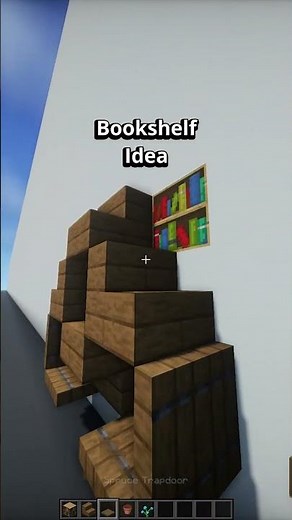 Bookshelf Idea 📚✨ | Minecraft Build