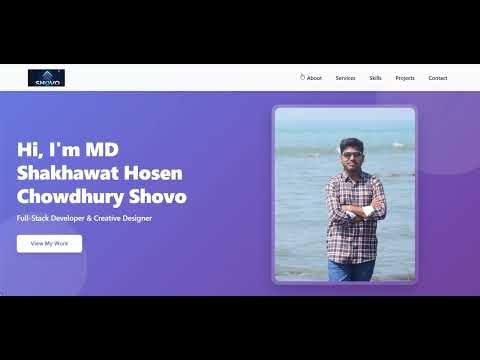 Responsive Portfolio Website Using HTML, CSS & JavaScript | Full Workflow + Code Snippets