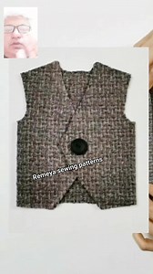 Learn waistcoat cutting simple idea DIY #foryouシ #foryou #remeyasewingpatterns | Remeya sewing patterns