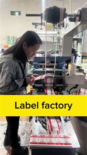 Label factory#sticker #printing #label #customizedlabels #selfadhesivelabel